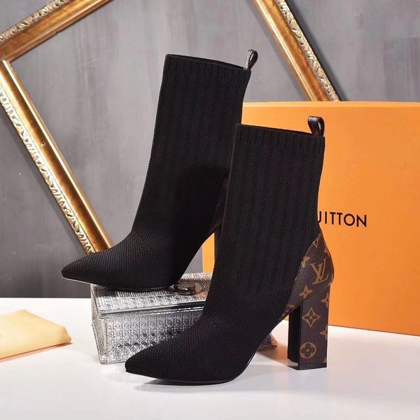 2020 new ll long boots knit boots real leather women snow boots casual martin wholesale fashion soft delicate diamond, Black
2020 new ll long boots knit boots real leather women snow boots casual martin wholesale fashion soft delicate diamond, Black