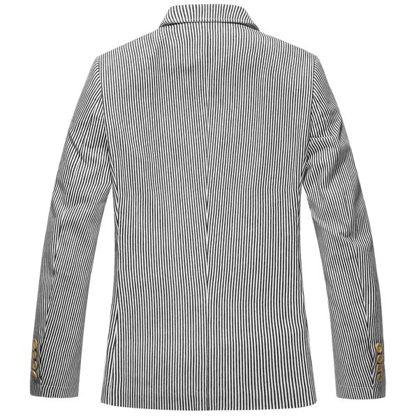 men's suits & blazers 2021 arrival fashion spring autumn large suit stripe cotton thin coat single breasted casual blazer men plus size, White;black
men's suits & blazers 2021 arrival fashion spring autumn large suit stripe cotton thin coat single breasted casual blazer men plus size, White;black