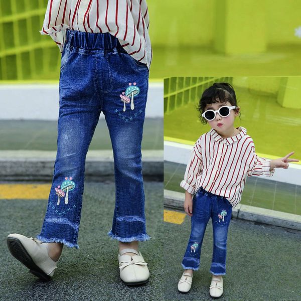 embroidery jeans baby kids girls jeansbell-bottom boot cut trousers slim fit pants1-5t, Blue
embroidery jeans baby kids girls jeansbell-bottom boot cut trousers slim fit pants1-5t, Blue