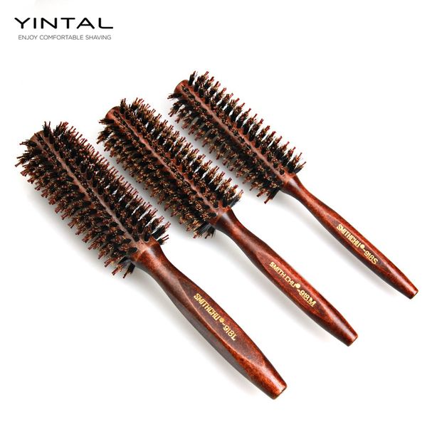 1 pcs antistatic heat resistant diy boar bristle hair curl brush salon wooden round hairdressing hairbrush 3 size available, Silver
1 pcs antistatic heat resistant diy boar bristle hair curl brush salon wooden round hairdressing hairbrush 3 size available, Silver