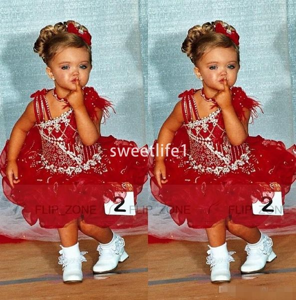2019 adorable dark red girls pageant dresses feather rhinestones short mini ruffles organza flower girls dresses first communion dresses, White;red
2019 adorable dark red girls pageant dresses feather rhinestones short mini ruffles organza flower girls dresses first communion dresses, White;red
