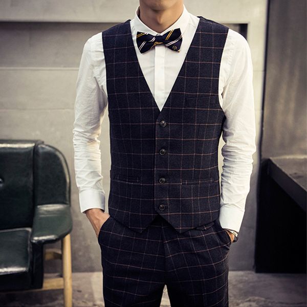 formal vest waist coat for men mens stripe plaid formal vests single breasted v-neck fashion male england style casual vests, Black;white
formal vest waist coat for men mens stripe plaid formal vests single breasted v-neck fashion male england style casual vests, Black;white