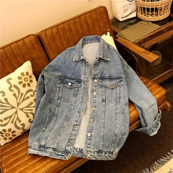 hzirip fashion pocket female denim blue jacket outerwear 2019 new autumn vintage jeans jackets loose casual long sleeves coat, Black;brown
hzirip fashion pocket female denim blue jacket outerwear 2019 new autumn vintage jeans jackets loose casual long sleeves coat, Black;brown