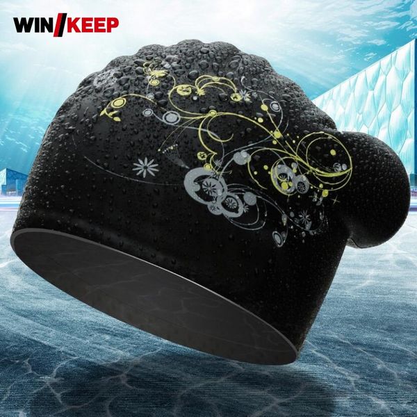 female professional swimwear ear protection swimming cap for womens long hair waterproof silicone soft sport caps ing
female professional swimwear ear protection swimming cap for womens long hair waterproof silicone soft sport caps ing