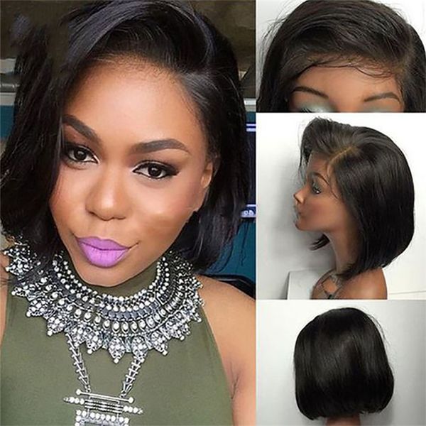 Short Lace Front Human Hair Wigs Natural Color Human Hair Full Lace Wig Brazilian Hair Bob Wig For Black Women
Short Lace Front Human Hair Wigs Natural Color Human Hair Full Lace Wig Brazilian Hair Bob Wig For Black Women