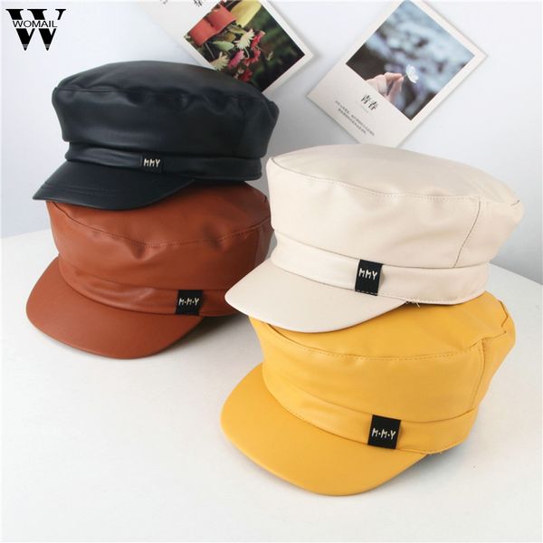womail hat winter children fashion solid flat roof lmitation leather beret cap casual wild soft beret enfant, Yellow
womail hat winter children fashion solid flat roof lmitation leather beret cap casual wild soft beret enfant, Yellow