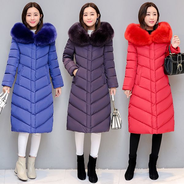 2019 winter women hooded coat fur crust thicker warm long coat female plus size 4xl oat parka ladies chaqueta feminino, Black
2019 winter women hooded coat fur crust thicker warm long coat female plus size 4xl oat parka ladies chaqueta feminino, Black