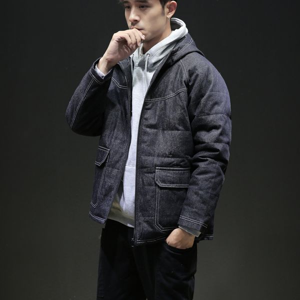 5xl 2018 winter japanese hooded denim winter jacket men slim fit parka men coat warm thick clothing male coats, Tan;black
5xl 2018 winter japanese hooded denim winter jacket men slim fit parka men coat warm thick clothing male coats, Tan;black