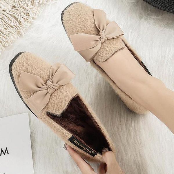 fur warm women winter shoes furry loafers large size slip on plush ballet flats casual bow moccasins lady footwear zapatos mujer, Black
fur warm women winter shoes furry loafers large size slip on plush ballet flats casual bow moccasins lady footwear zapatos mujer, Black