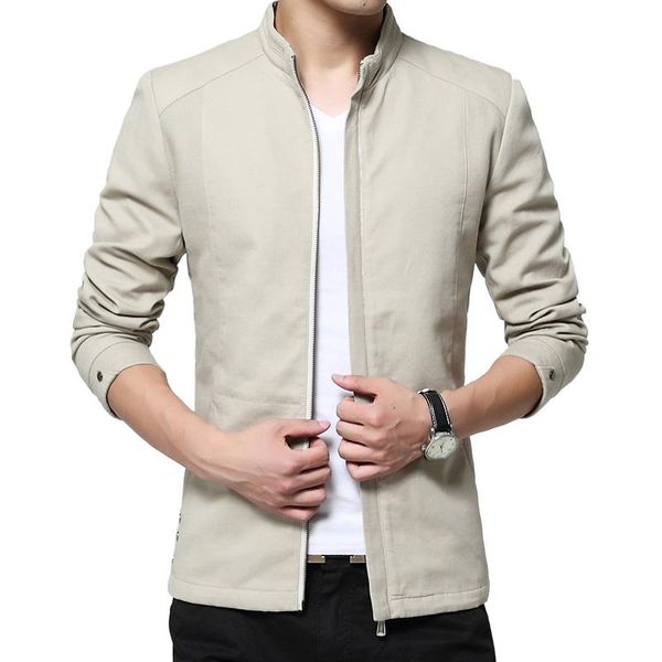 spring men's casual stand collar cotton jackets coat men fashion business classic style brand new jacket coats men slim, Black;brown
spring men's casual stand collar cotton jackets coat men fashion business classic style brand new jacket coats men slim, Black;brown