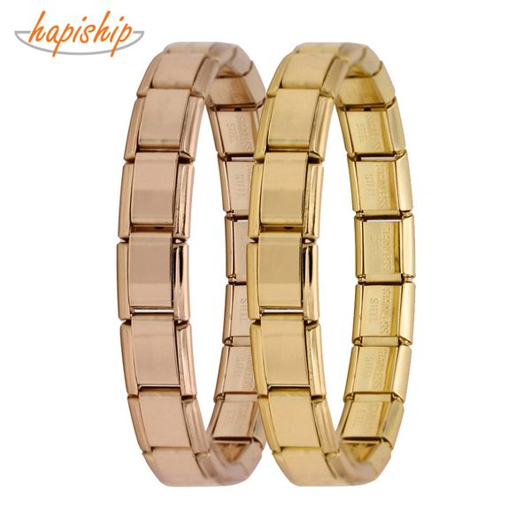 hapiship 2019 women's girl jewelry 9mm width itanlian elastic charm bracelet fashion stainless steel bangle jewelry g096, Golden;silver
hapiship 2019 women's girl jewelry 9mm width itanlian elastic charm bracelet fashion stainless steel bangle jewelry g096, Golden;silver