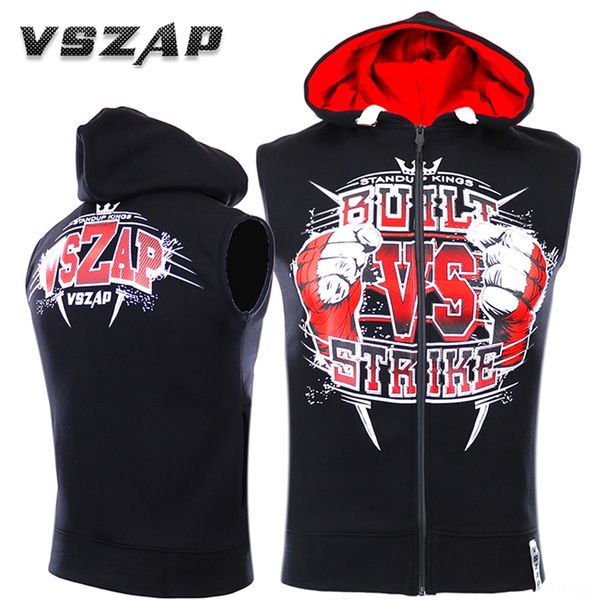 vszap breathable running boxing wear athletic & outdoor apparel hoodie hooded hoodies sleeveless training boxing jacket vests mma muay thai, Black;red
vszap breathable running boxing wear athletic & outdoor apparel hoodie hooded hoodies sleeveless training boxing jacket vests mma muay thai, Black;red