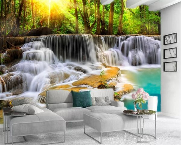 3d mural wallpaper beautiful forest landscape fantasy waterfall flowing custom hd atmospheric interior decoration wallpaper
3d mural wallpaper beautiful forest landscape fantasy waterfall flowing custom hd atmospheric interior decoration wallpaper