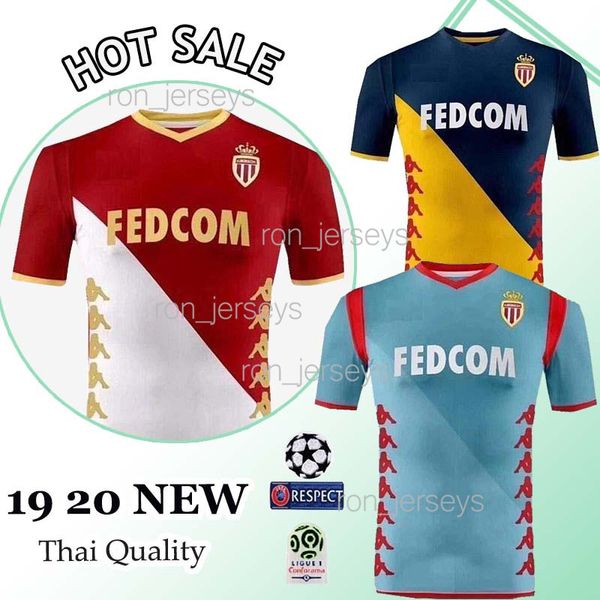 Thail Monaco home red white Soccer Jerseys 19/20 Monaco away blue yellow #9 FALCAO 3rd shirt 10 JOVETIC Football uniforms sales 
Thail Monaco home red white Soccer Jerseys 19/20 Monaco away blue yellow #9 FALCAO 3rd shirt 10 JOVETIC Football uniforms sales