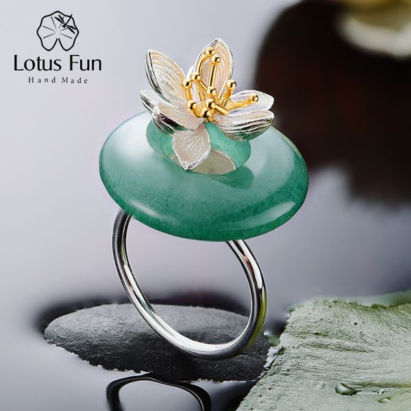 lotus fun 925 sterling silver ring for women lotus flower circle green aventurine adjustable handmade ethnic jewelry, Golden;silver
lotus fun 925 sterling silver ring for women lotus flower circle green aventurine adjustable handmade ethnic jewelry, Golden;silver