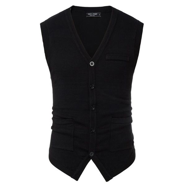 spring men's knitted sweater vest warm solid color knitwear sleeveless v-neck handkerchief hem stylish fashion slim, Black;white
spring men's knitted sweater vest warm solid color knitwear sleeveless v-neck handkerchief hem stylish fashion slim, Black;white