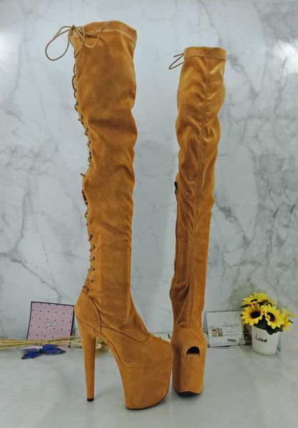 leecabe suede 20cm/8inches pole dancing shoes high heel platform boots open toe pole dance boots
leecabe suede 20cm/8inches pole dancing shoes high heel platform boots open toe pole dance boots