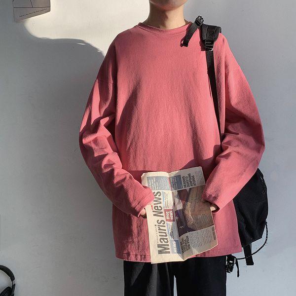 men's t-shirts solid casual colorful fashion tshirts men 2021 streetwear o-neck long sleeve t-shirt autumn harajuku t shirt, White;black
men's t-shirts solid casual colorful fashion tshirts men 2021 streetwear o-neck long sleeve t-shirt autumn harajuku t shirt, White;black