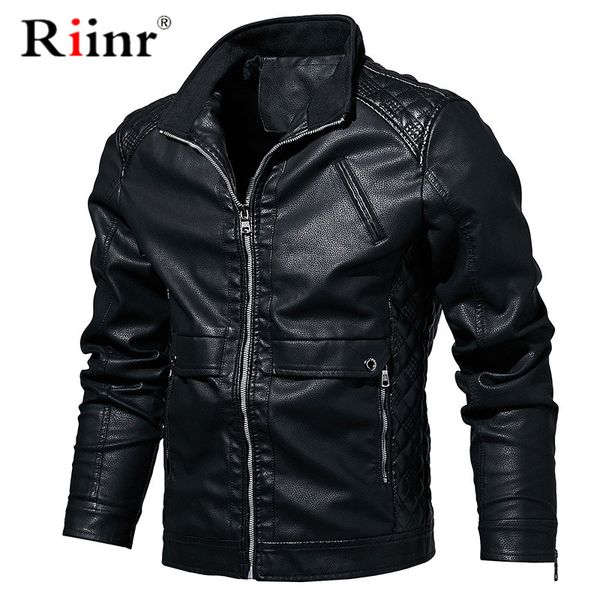 men pu leather jacket winter vintage black zipper male motorcycle bomber jacket streetwear pocket stand collar men leather coat
men pu leather jacket winter vintage black zipper male motorcycle bomber jacket streetwear pocket stand collar men leather coat