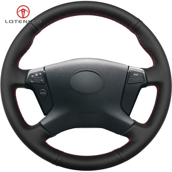 lqtenleo black genuine leather diy hand-stitched car steering wheel cover for avensis 2003-2007
lqtenleo black genuine leather diy hand-stitched car steering wheel cover for avensis 2003-2007