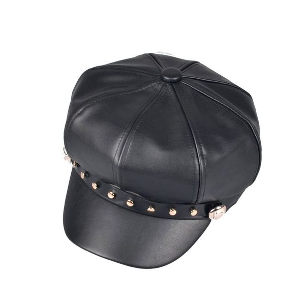 idopy casual cotton 8 piece cap woman pu leather beret flat hats captain cap trucker vintage black sport dad bone cadet hat, Blue;gray
idopy casual cotton 8 piece cap woman pu leather beret flat hats captain cap trucker vintage black sport dad bone cadet hat, Blue;gray