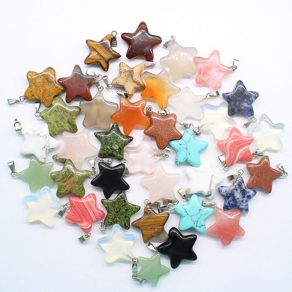 new products sell like cakes style mixed color natural stone star pendant dz152 necklace pendant 30 wholesale, shi, Silver
new products sell like cakes style mixed color natural stone star pendant dz152 necklace pendant 30 wholesale, shi, Silver