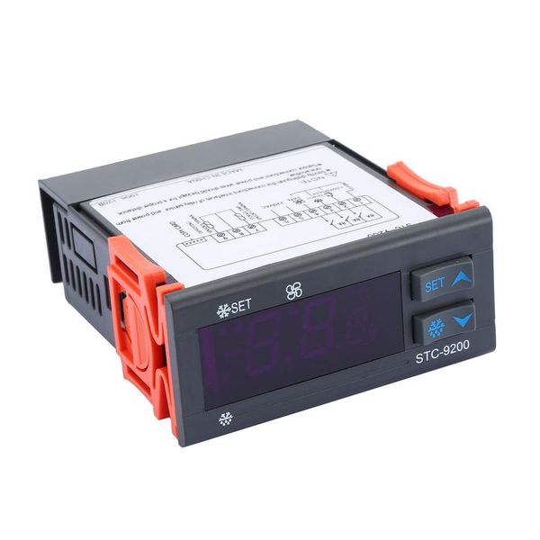 STC-9200 Digital Temperature Controller Thermostat Regulator Thermoregulator With Refrigeration Defrost Fan Alarm Function
STC-9200 Digital Temperature Controller Thermostat Regulator Thermoregulator With Refrigeration Defrost Fan Alarm Function