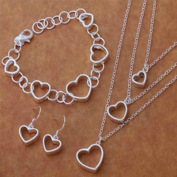 2019 silver plated jewelry set women hollow heart pendant necklace hook earrings bracelet jewelry set wedding bridal party
2019 silver plated jewelry set women hollow heart pendant necklace hook earrings bracelet jewelry set wedding bridal party