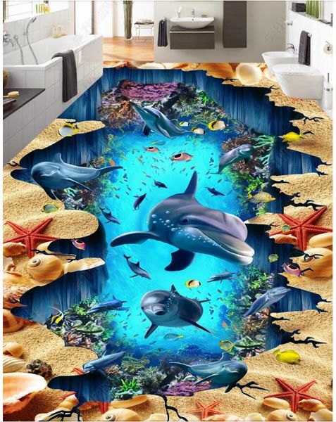 3d pvc flooring custom p wall sticker deep sea dolphins fish self-adhesive floor home decor living room wallpaper for walls 3 d
3d pvc flooring custom p wall sticker deep sea dolphins fish self-adhesive floor home decor living room wallpaper for walls 3 d