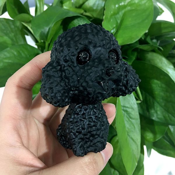 wholesale natural black obsidian carved dog figurine healing crystal luck stone animal statue feng shui decoration art home gift
wholesale natural black obsidian carved dog figurine healing crystal luck stone animal statue feng shui decoration art home gift
