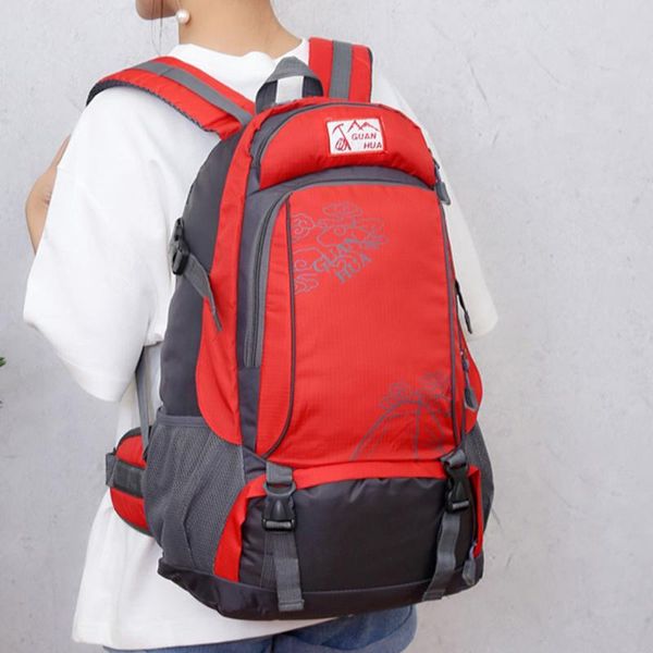 fashion outdoor contrast color nylon backpack travel bag mountaineering bag 45l boys girls multi-function large bagpack #r25
fashion outdoor contrast color nylon backpack travel bag mountaineering bag 45l boys girls multi-function large bagpack #r25