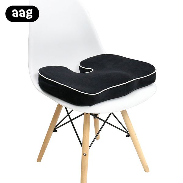 aag memory foam seat cushion non-slip - spinal alignment coccyx black chair pads for relief from sitting back pain ideal gifts
aag memory foam seat cushion non-slip - spinal alignment coccyx black chair pads for relief from sitting back pain ideal gifts