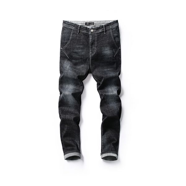 men's jeans long trousers classic style men black slim elastic youth simple fashion business casual mild washing, Blue
men's jeans long trousers classic style men black slim elastic youth simple fashion business casual mild washing, Blue