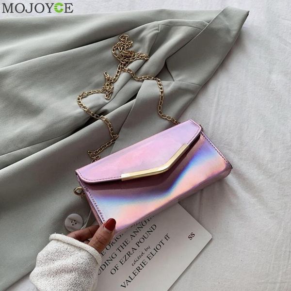 laser shoulder bags fashion women leather chain holographic messenger bags for outdoor shopping traveling decoration
laser shoulder bags fashion women leather chain holographic messenger bags for outdoor shopping traveling decoration
