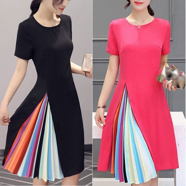 plus size women summer casual short sleeve dresses fashion elegant ladies party cocktail short mini dress formal work dresses, Black;gray
plus size women summer casual short sleeve dresses fashion elegant ladies party cocktail short mini dress formal work dresses, Black;gray