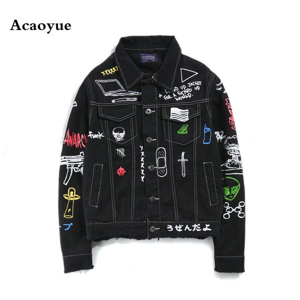 dropshipping men's fashion denim jackets hip hop graffiti printed denim jackets spring autumn jeans coat streetwear for male, Black;brown
dropshipping men's fashion denim jackets hip hop graffiti printed denim jackets spring autumn jeans coat streetwear for male, Black;brown