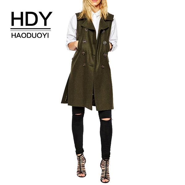hdy haoduoyi long casual vests female army green turn-down collar 2019 double breasted pocket slim personality casual, Black;white
hdy haoduoyi long casual vests female army green turn-down collar 2019 double breasted pocket slim personality casual, Black;white