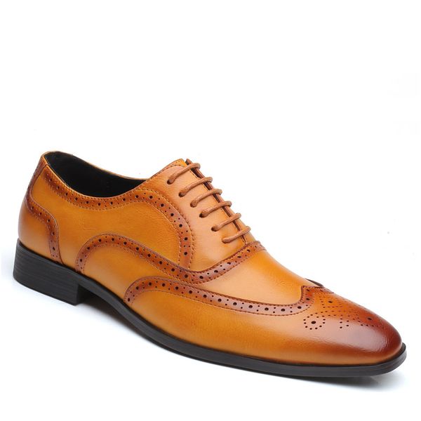 men dress flats genuine leather formal business pointed toe wedding shoes men's oxford flats, Black
men dress flats genuine leather formal business pointed toe wedding shoes men's oxford flats, Black