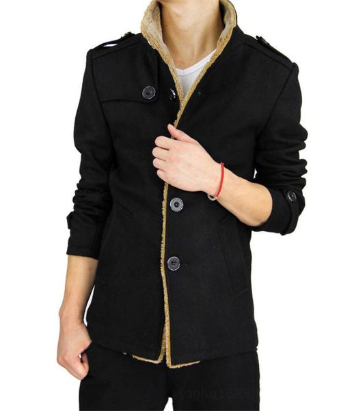 autumn warm velvet liner woolentrench men stand collar slim fit office suit male coat 3xl lx1983, Tan;black
autumn warm velvet liner woolentrench men stand collar slim fit office suit male coat 3xl lx1983, Tan;black
