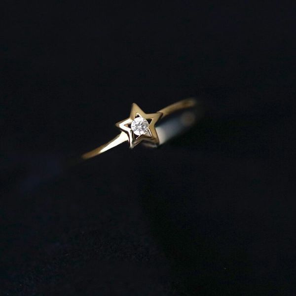 delicate fashionable and simple design little star elegant lady ring bright jewelry party gift women's ring, Golden;silver
delicate fashionable and simple design little star elegant lady ring bright jewelry party gift women's ring, Golden;silver