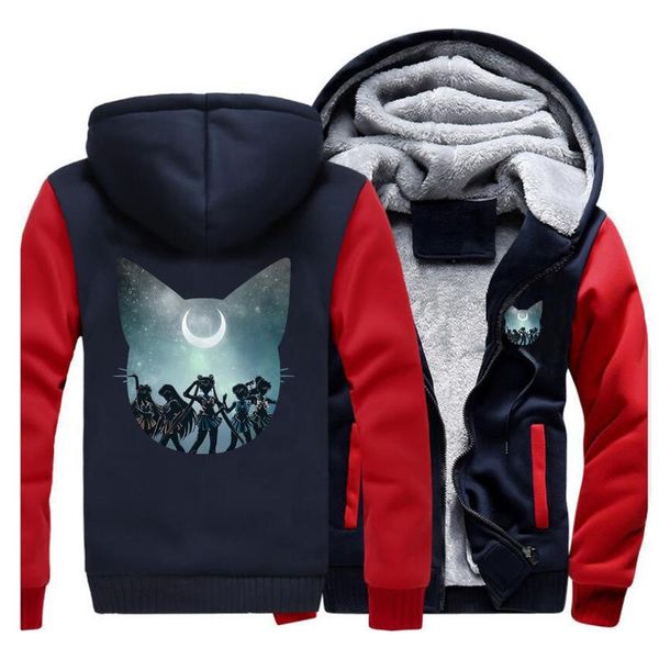 sailor moon winter fleece coat japanese anime fashion coats fitness bodywarmer hooded tracksuit fleece jackets comfortable coats, Black
sailor moon winter fleece coat japanese anime fashion coats fitness bodywarmer hooded tracksuit fleece jackets comfortable coats, Black