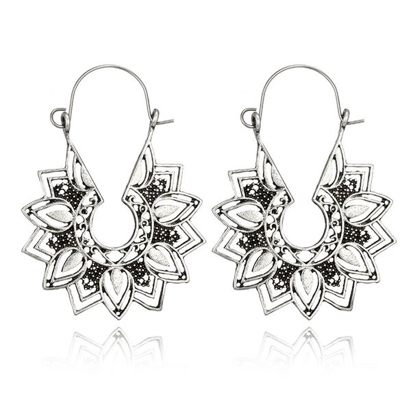 bohemian big metal flower drop earrings for women geometric maxi ethnic floral statement earrings charm wedding jwellery 5e625, Silver
bohemian big metal flower drop earrings for women geometric maxi ethnic floral statement earrings charm wedding jwellery 5e625, Silver