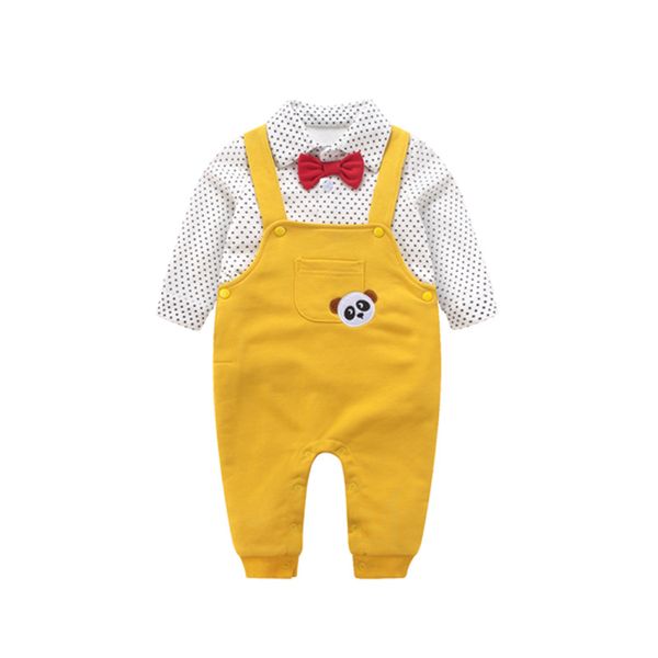 autumn and winter baby clothes gentleman climbing clothes yellow back halter two-piece set baby romper childrens clothing, White
autumn and winter baby clothes gentleman climbing clothes yellow back halter two-piece set baby romper childrens clothing, White