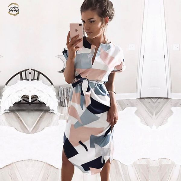 summer dress 2019 women boho style geometric print beach dress elegant party dresses with belt vestidos de plus size xxxl, Black;gray
summer dress 2019 women boho style geometric print beach dress elegant party dresses with belt vestidos de plus size xxxl, Black;gray