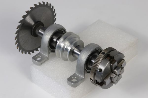 50/65 three-jaw, four-jaw chuck unpowered round wood beads machine spindle, spherical instrument thimble lathe, diy
50/65 three-jaw, four-jaw chuck unpowered round wood beads machine spindle, spherical instrument thimble lathe, diy
