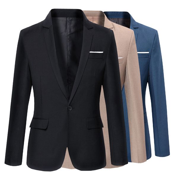 pure color men's formal blazers asian size s-4xl slim fit men business casual suit multicolor choice professional blazer male, White;black
pure color men's formal blazers asian size s-4xl slim fit men business casual suit multicolor choice professional blazer male, White;black