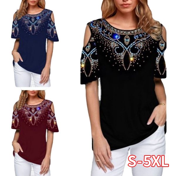 summer 2020 fashion women hole ruffles printed tees plus sizes femme blouse shirt beboho casual, White
summer 2020 fashion women hole ruffles printed tees plus sizes femme blouse shirt beboho casual, White