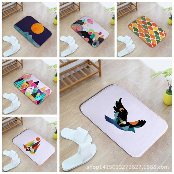 fresh originality watercolor inbetweening home furnishing bedroom in front of the door non-slip land pad carpet mixed batch
fresh originality watercolor inbetweening home furnishing bedroom in front of the door non-slip land pad carpet mixed batch