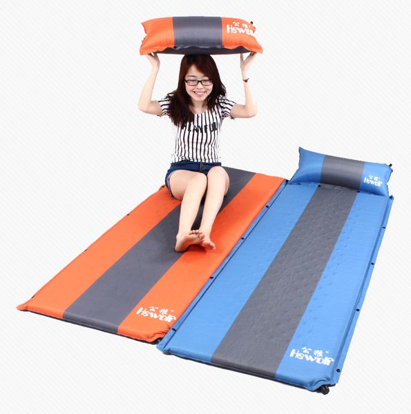 original hewolf 190t polyester memory sponge 200*65*4cm automatic inflatable mattress outdoor camping hiking mat with pillow
original hewolf 190t polyester memory sponge 200*65*4cm automatic inflatable mattress outdoor camping hiking mat with pillow