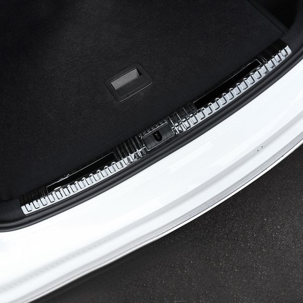 for q3 2019 2020 accessories stainless steel black rear bumper protector guard plate cover trim 1pcs car styling
for q3 2019 2020 accessories stainless steel black rear bumper protector guard plate cover trim 1pcs car styling